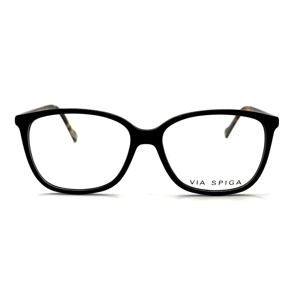 VIA SPIGA VALTINA BLACK EYEGLASSES SUNGLASSES FRAMES 53-15-135